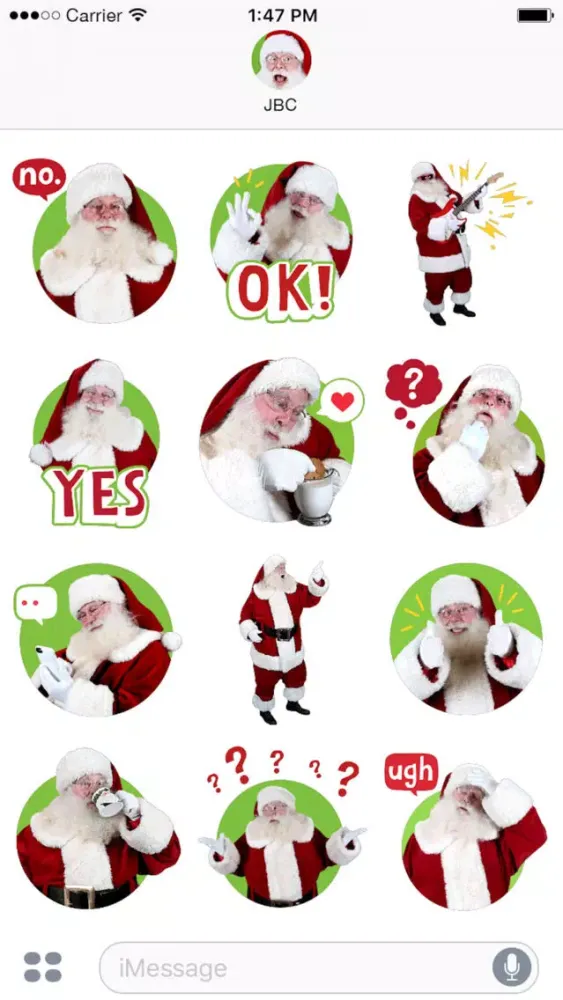 Скриншоты Just BeClaus - Animated Christmas Santa Stickers