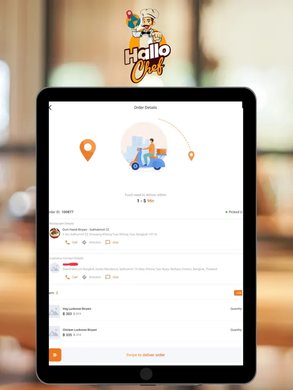 Capturas de tela do HalloChef Ride, Deliver & Earn iPad 