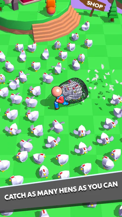 Tangkapan layar Catch The Hen 3D