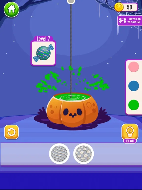 Halloween Candy Color Match iPad  Screenshots