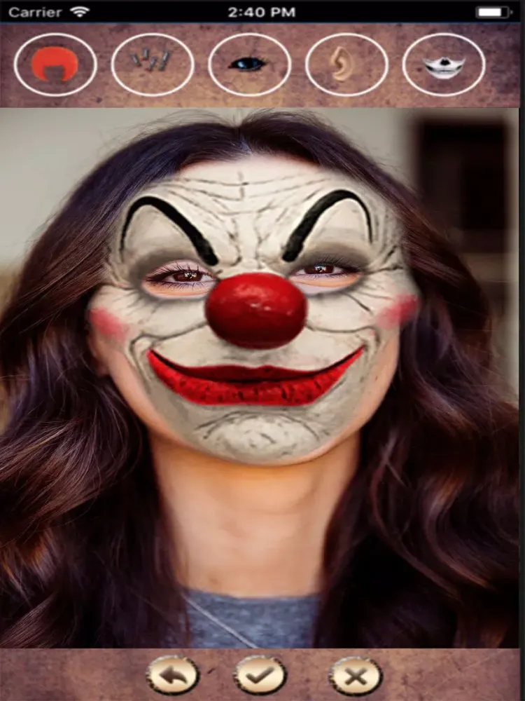 Capturas de tela do Halloween Mask Face Change HD iPad 