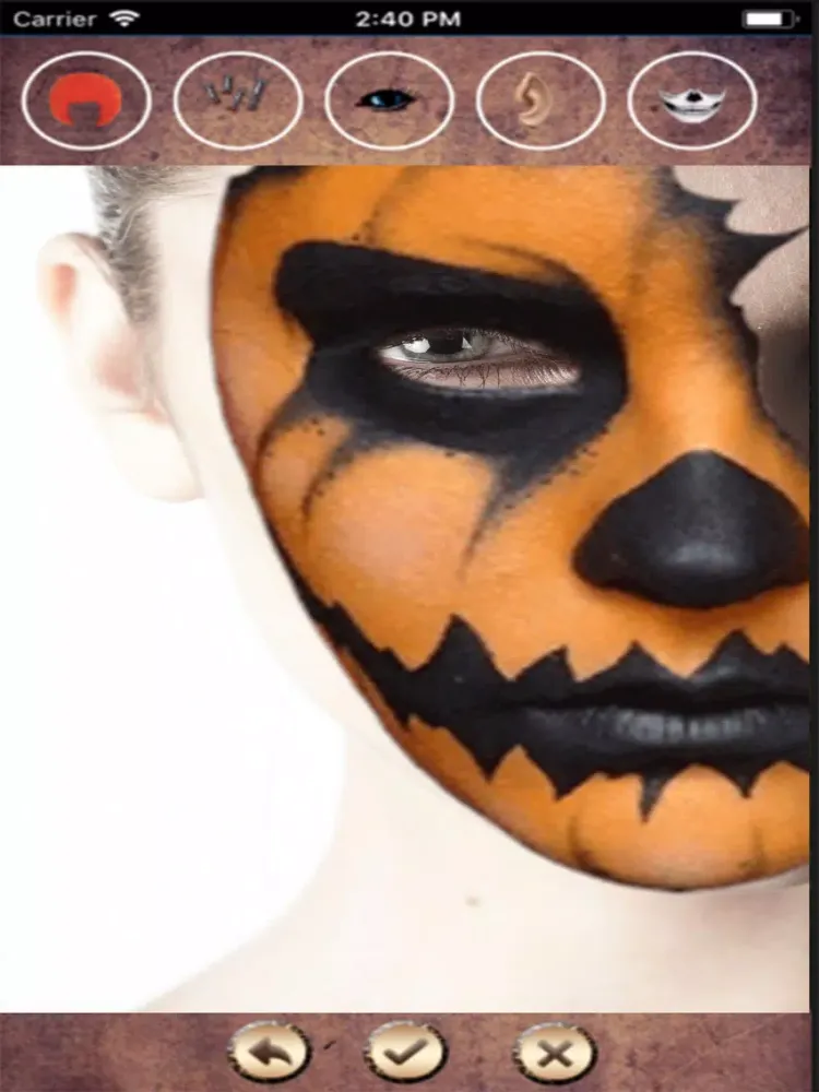Capturas de tela do Halloween Mask Face Change HD iPad 