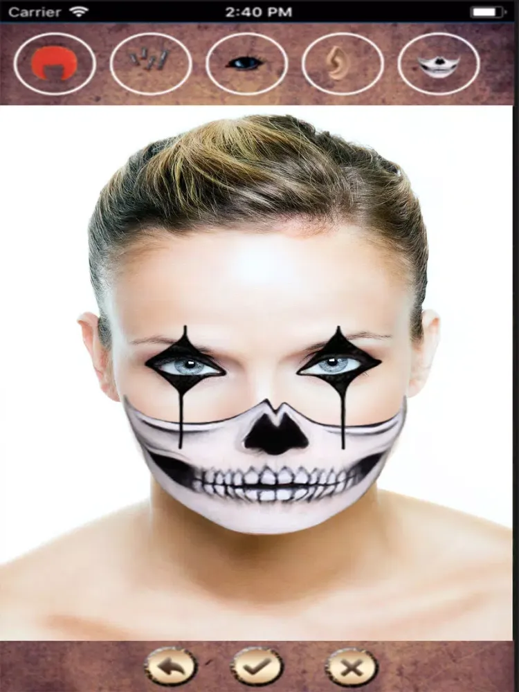Capturas de tela do Halloween Mask Face Change HD iPad 