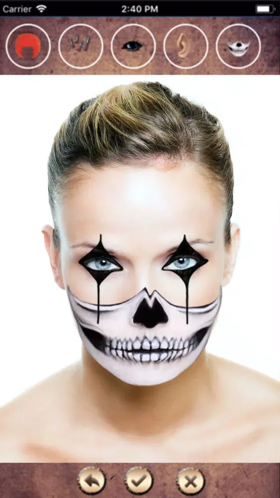 Capturas de tela do Halloween Mask Face Change HD