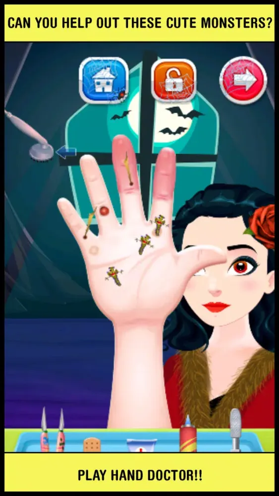 Zrzuty ekranu Baby Pet Monster Salon Doctor - little halloween make up & nail makeover games for kids