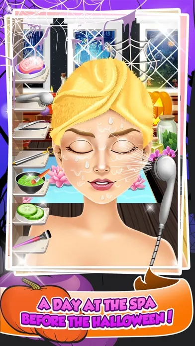 Tangkapan layar Halloween Salon Spa Make-Up Kids Games Free