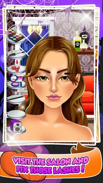 Tangkapan layar Halloween Salon Spa Make-Up Kids Games Free