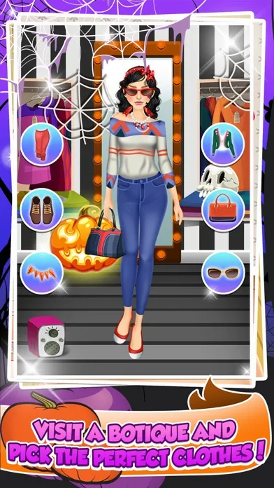 Tangkapan layar Halloween Salon Spa Make-Up Kids Games Free