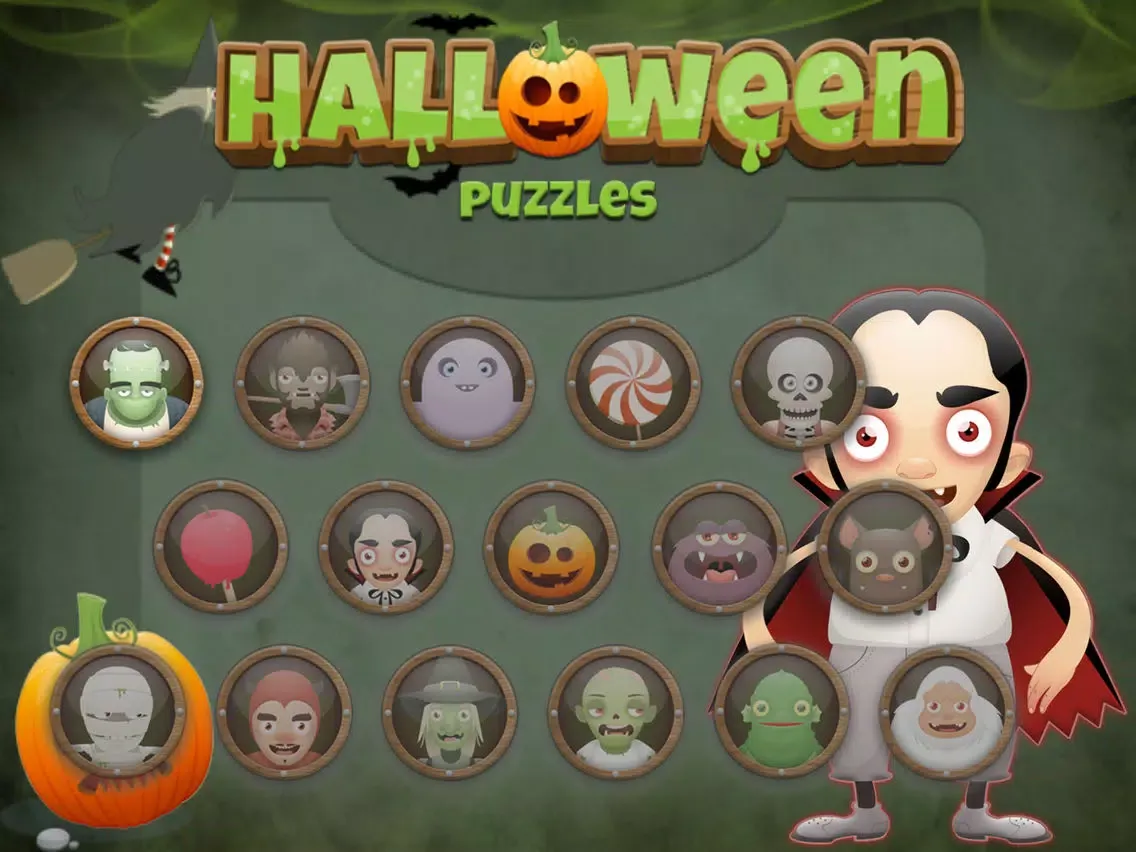 Tangkapan layar Celebrate Halloween -Ghost puzzle iPad 