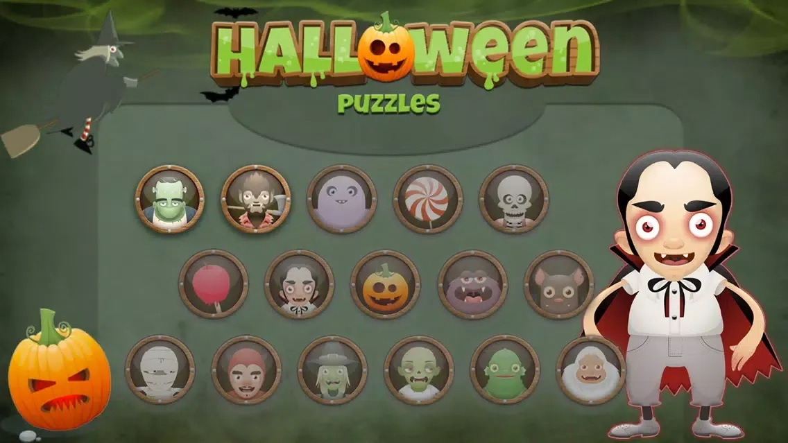 Tangkapan layar Celebrate Halloween -Ghost puzzle