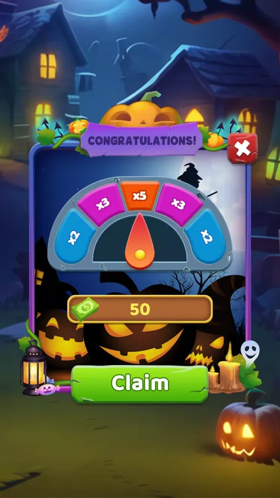 Tangkapan skrin Halloween Blast