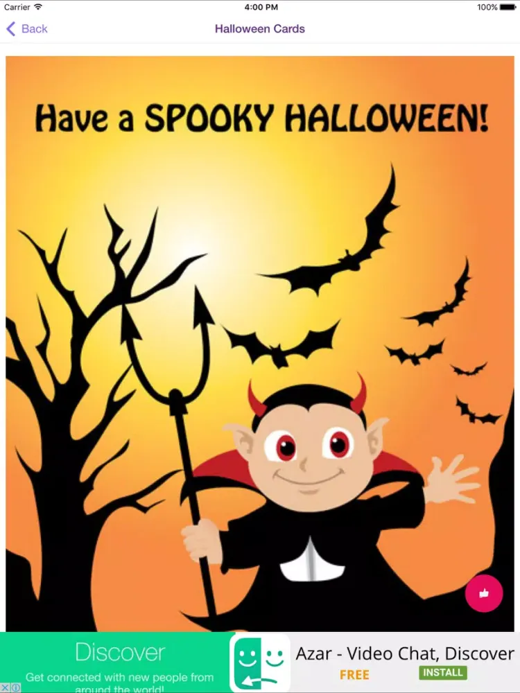 صور Halloween Stickers, Cards: Share on Social Media iPad 