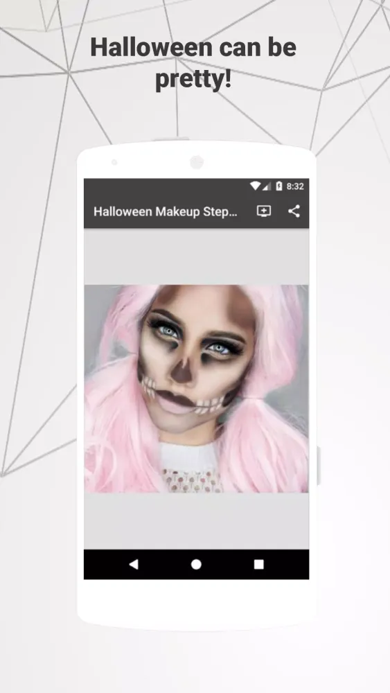 Ảnh chụp màn hình của Halloween Makeup Step by Step