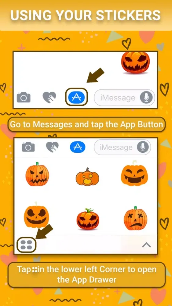 Halloween Pumpkin : Stickers Screenshots
