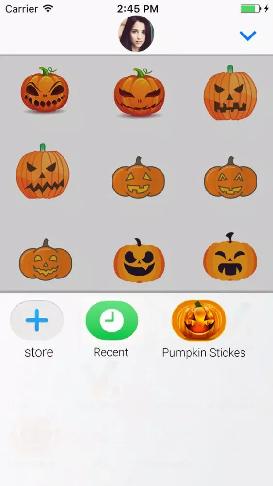 Halloween Pumpkin : Stickers Screenshots