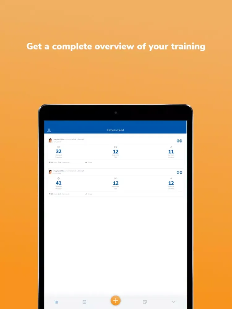 Screenshot di AHRC Fitness iPad 