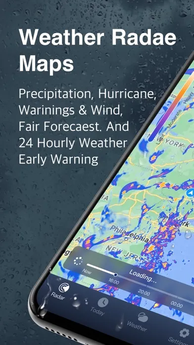 Weather Radar Maps-NOAA Alerts 스크린샷