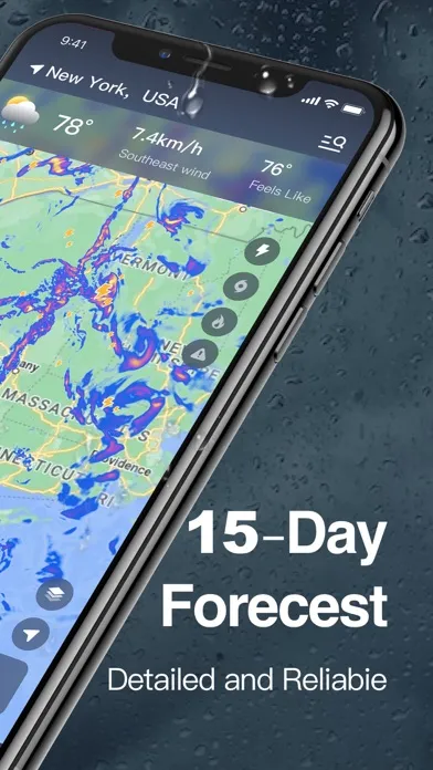 Weather Radar Maps-NOAA Alerts 스크린샷