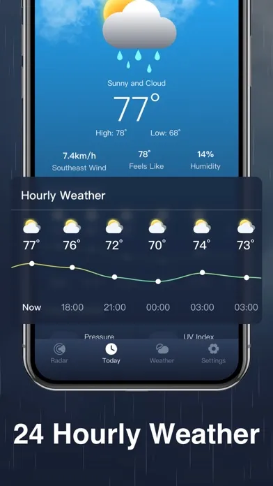 Weather Radar Maps-NOAA Alerts 스크린샷