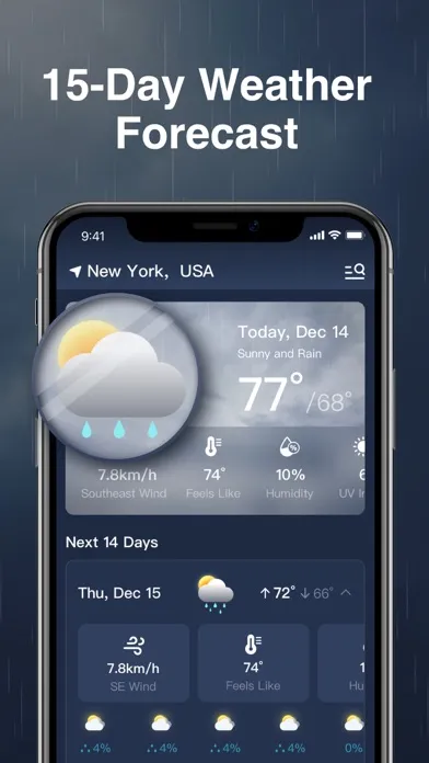 Weather Radar Maps-NOAA Alerts 스크린샷