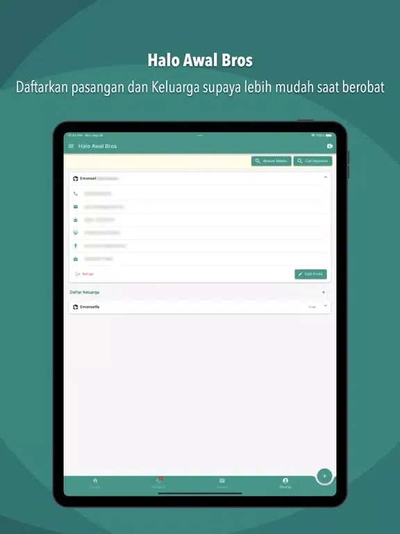 Ảnh chụp màn hình của Halo Awal Bros App iPad 