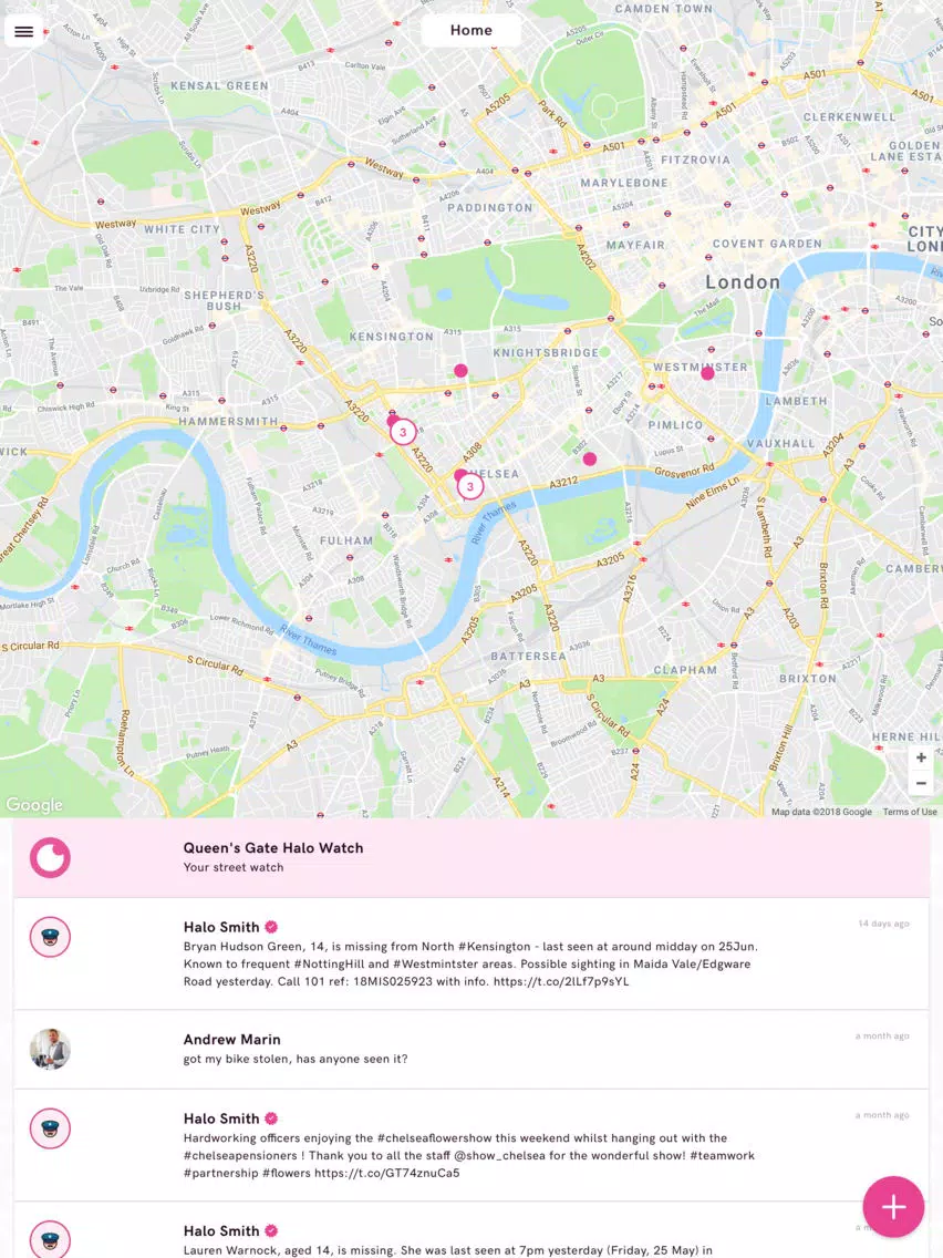 Tangkapan skrin Halo - Safe Neighbourhoods iPad 