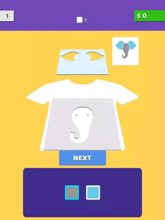 Tangkapan layar Paint Tshirt iPad 