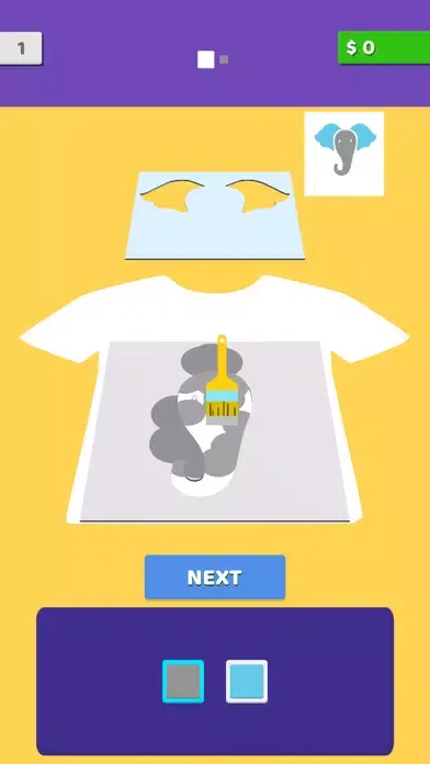 Tangkapan layar Paint Tshirt