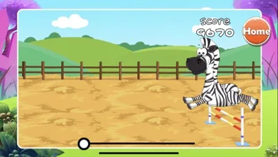 Bella's playtime with zebra سکرین شاٹس
