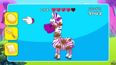 Bella's playtime with zebra سکرین شاٹس