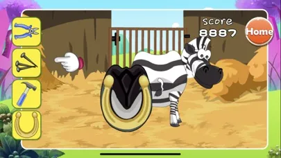 Bella's playtime with zebra سکرین شاٹس