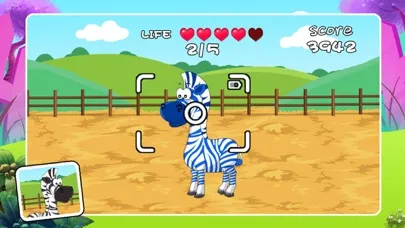 Bella's playtime with zebra سکرین شاٹس