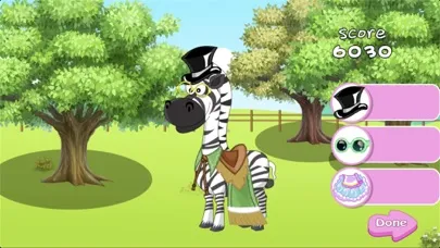Bella's playtime with zebra سکرین شاٹس
