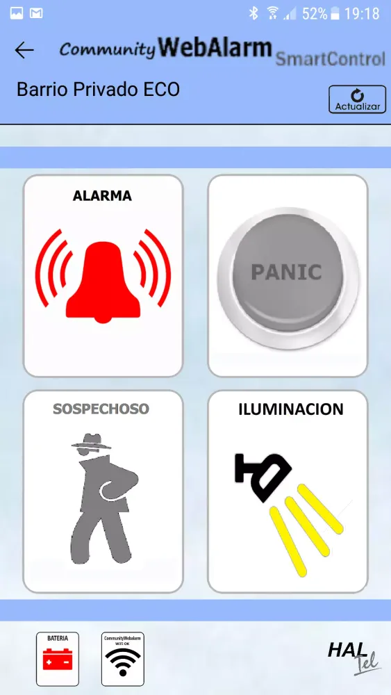 Capturas de pantalla de CommunityWebAlarm SmartControl