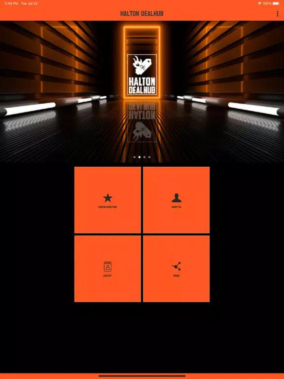 Halton DealHub iPad  Screenshots