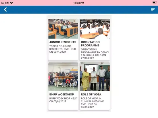 Muzaffarnagar Medical College iPad 스크린샷