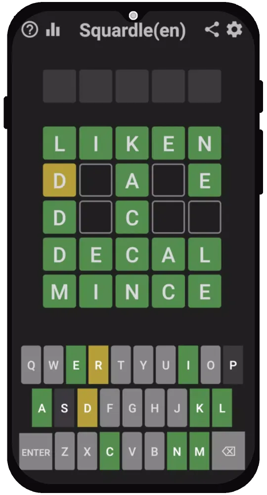 Скриншоты Squaredle