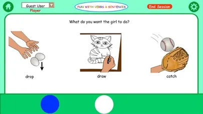 Tangkapan layar Fun with Verbs & Sentences LT