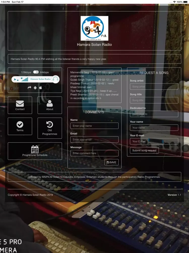 Hamara Solan Radio iPad  스크린샷