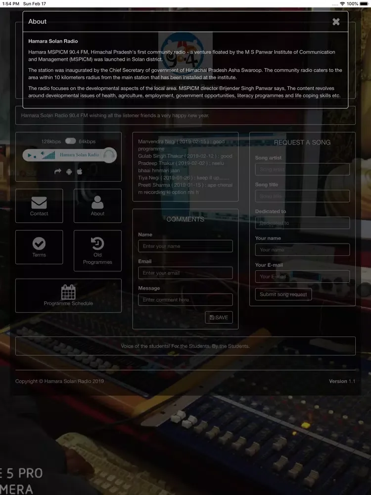 Hamara Solan Radio iPad  스크린샷