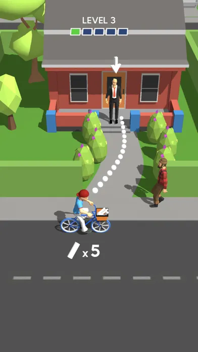 Ảnh chụp màn hình của Paper Boy 3D