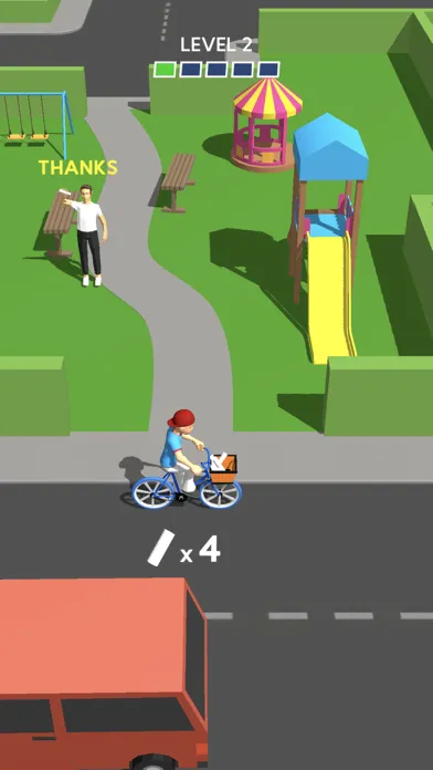 Ảnh chụp màn hình của Paper Boy 3D