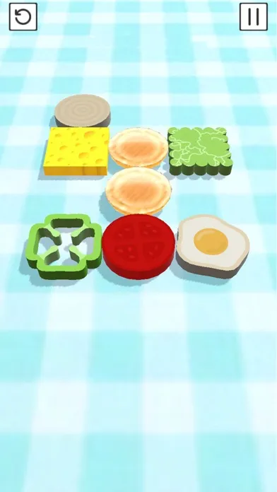 تصاویر HamBurger- Folding Puzzle Game