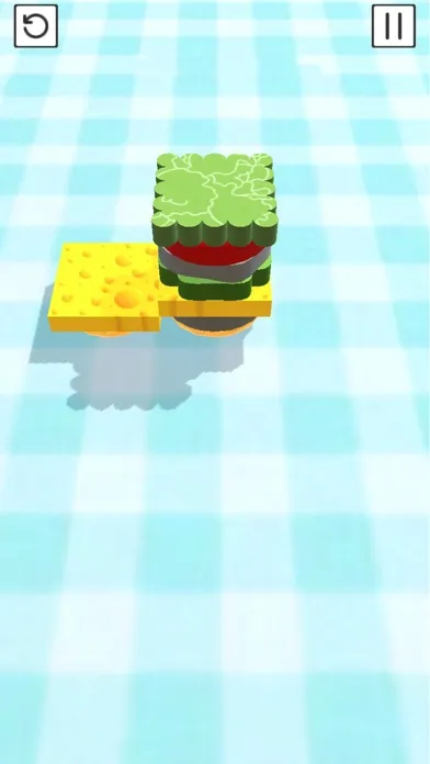 تصاویر HamBurger- Folding Puzzle Game