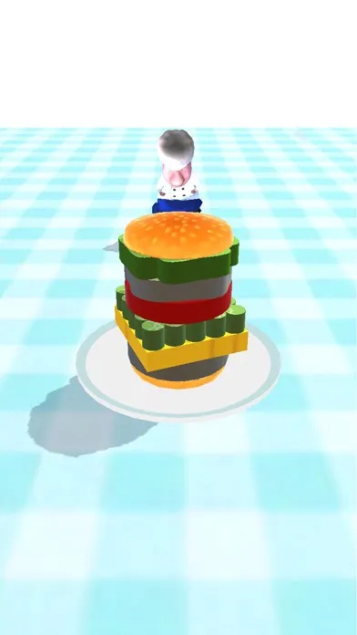 تصاویر HamBurger- Folding Puzzle Game