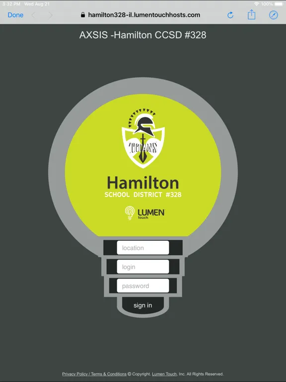 Capturas de tela do Hamilton School District 328 iPad 