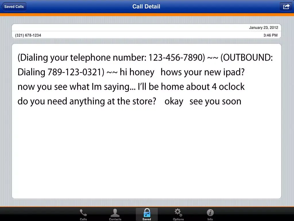 Hamilton Captel iPad  스크린샷