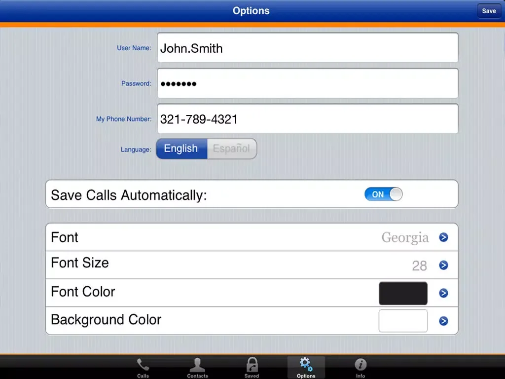 Hamilton Captel iPad  스크린샷