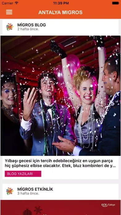 Capturas de tela do Antalya Migros AVM