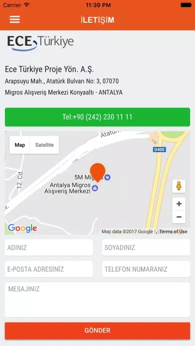 Capturas de tela do Antalya Migros AVM